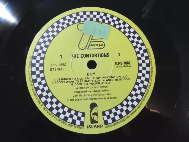 The Contortions - Buy Vinyl LP Record on Island ILPS 7002 2