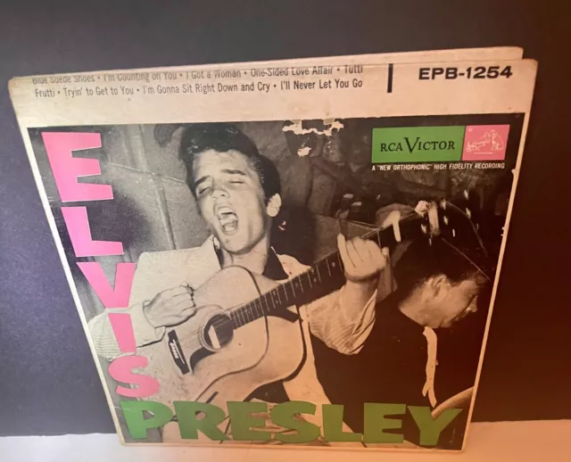 Elvis Presley Self Titled LP LPM-1254 RCA Victor Love me Tender, Sleeve