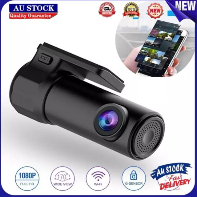 HD 1080P WiFi Car Camera DVR 170° Dash Cam Video Recorder Monitor Night Vision