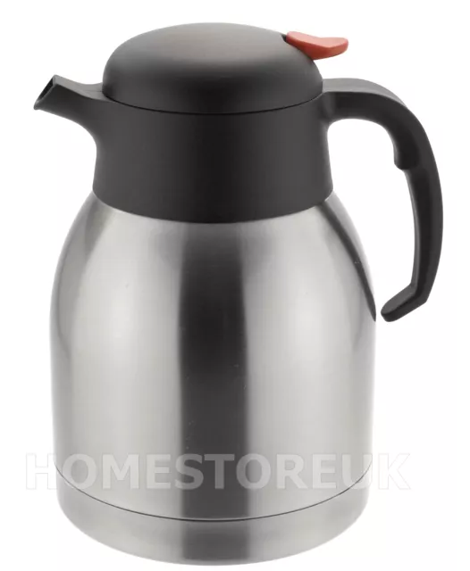 Stainless Steel Double Wall Insulating Jug Vacuum Thermos Flask Teapot Coffee