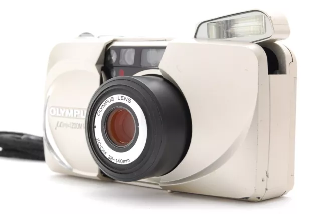 【NEAR MINT】 Olympus μ mju Zoom 140 35mm Film Point & Shoot Camera From JAPAN