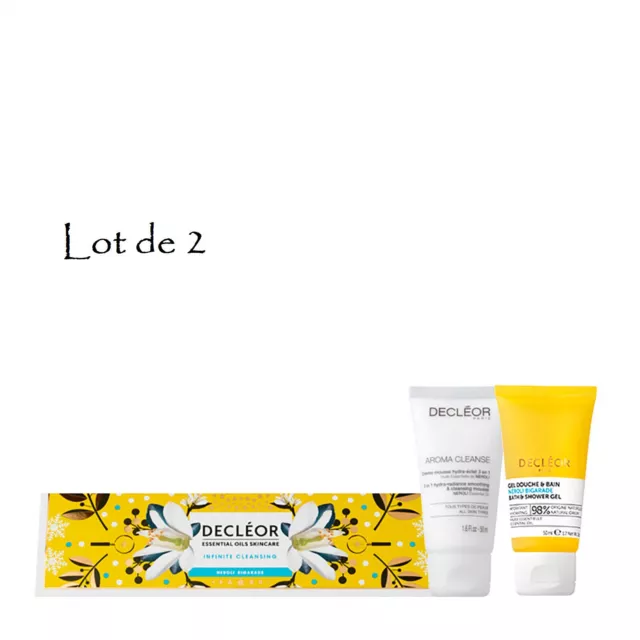 Lot de 2 Décléro Infinite Cleansing NEROLI BIGARADE 2X Gel douche 2 x Mousse