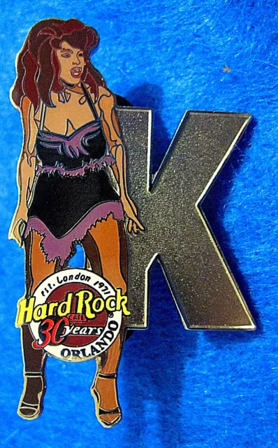 ORLANDO FL *TINA TURNER* LETTER K MUSICIAN PUZZLE SERIES Hard Rock Cafe PIN LE