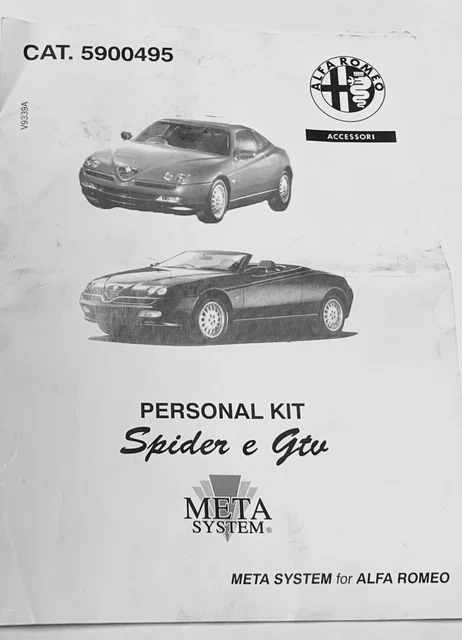 Couvercle Combiné D'instruments En Acier Pour Alfa Romeo GTV/Spider (916) - Drapeau Italien, Inox Brossé