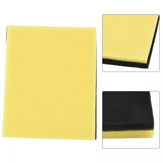 Air Filter Cleaner Foam Sponge Yellow Black For TTR Reusable Washable Universal