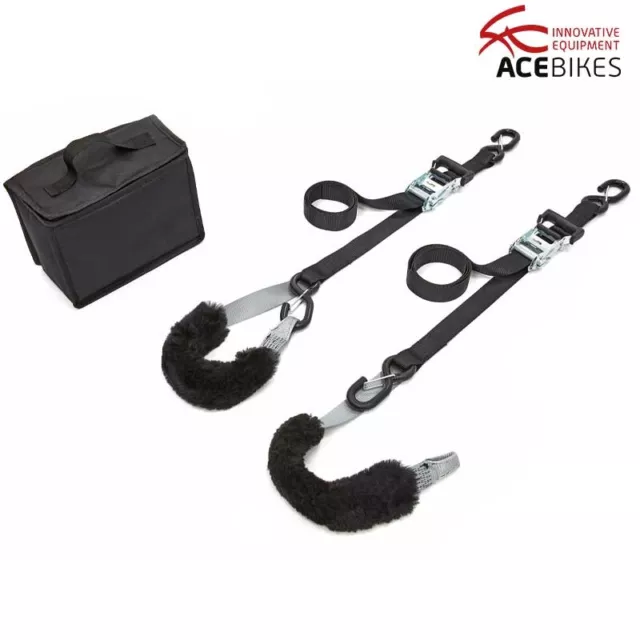 Set de sangles à boucles et crochets Acebike Ratchet Strap Deluxe Duo