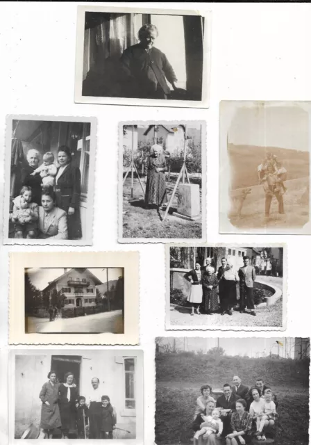 Lot de 60 photos anciennes diverses des années 1940/50 - Formats divers