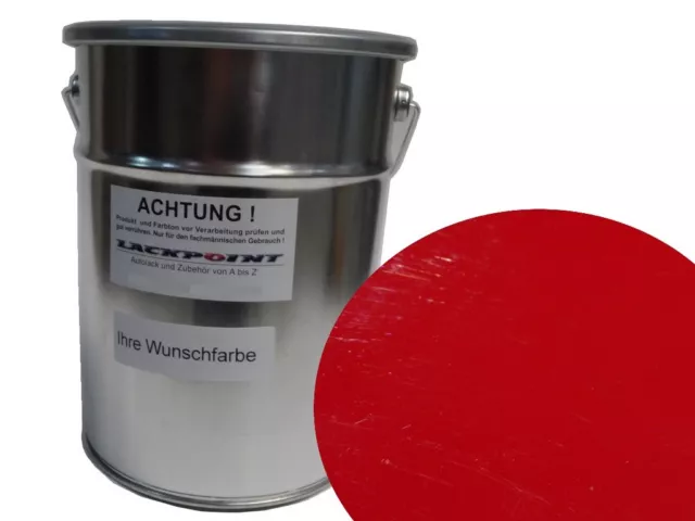 1 Litro Vernice Base Pronta da Spruzzare Idoneo per Ferrari 322 Rosso Corsa