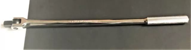 BLACKHAWK By MAC Tools 1/2" Drive 17" Flex-Head Breaker Bar USA MADE 49988B New