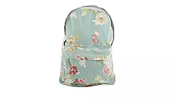 Zaino vintage uovo d'anatra floreale Sass & Belle bambini scuola adulti borsa vacanze