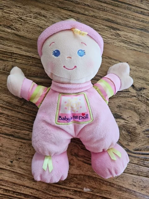 FISHER PRICE, Baby's First Doll, Rattle.  30cm Approx. Plush.