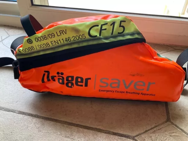 Drager Saver Cf-15 Emergency Ecspae Breathing  Divace  (Eebd)