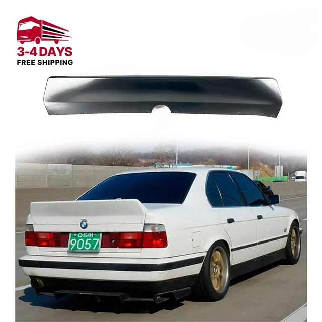 AC Schnitzer Rear Trunk Spoiler For BMW E34 – Fiberglass, Unfinished, Ready For Paint