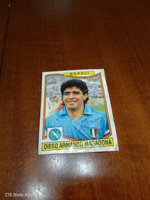 Figurine Panini Mexico 86 – Maradona N°84 Autoadhésive, Velina Reconstituée