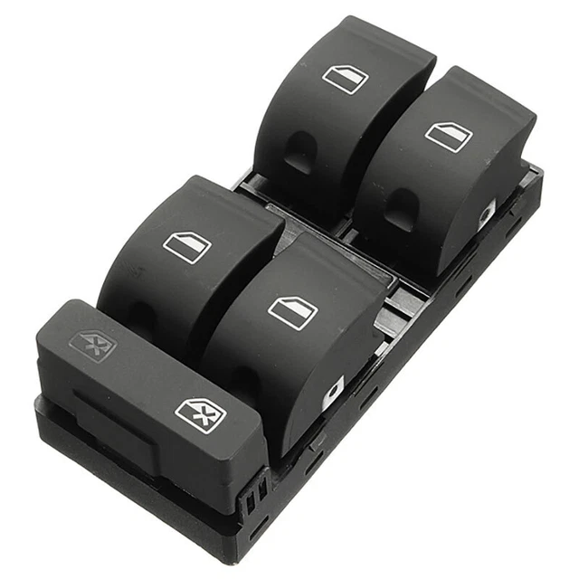 Interrupteur Lève-vitre électrique Pour Audi A4 A5 Q5 - Lot De 2, Gauche Avant, Neuf