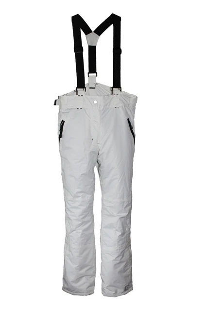 Damen Skihose Snowboardhose Schneehose Winterhose Weiß L