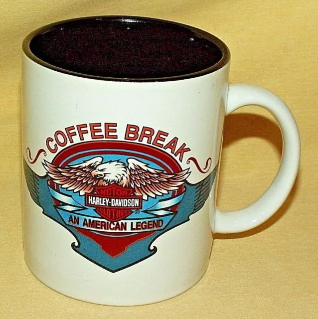 Harley Davidson Mug Motorcycles Coffee Break Clothes Cup 1996 American Legend.