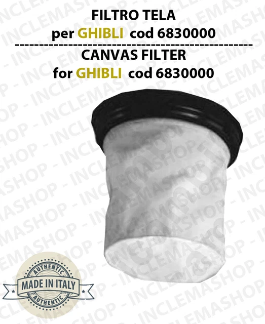 Filtro Tela Per Aspirapolvere Ghibli, Wirbel, Synclean (Codice 6656000) - Foto 8