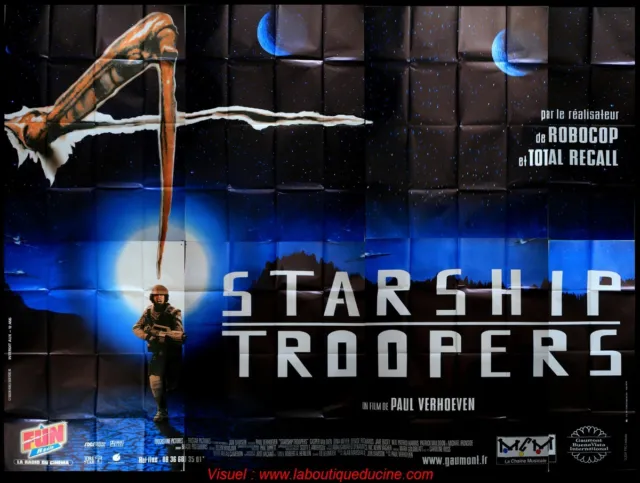 STARSHIP TROOPERS Affiche Cinéma GEANTE 4x3 WIDE Movie Poster Paul Verhoeven