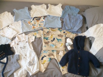Baby Boys vestiti Bundle 6-9 mesi TU GEORGE ETC bambino cresce Corpo Gilet Bundle 