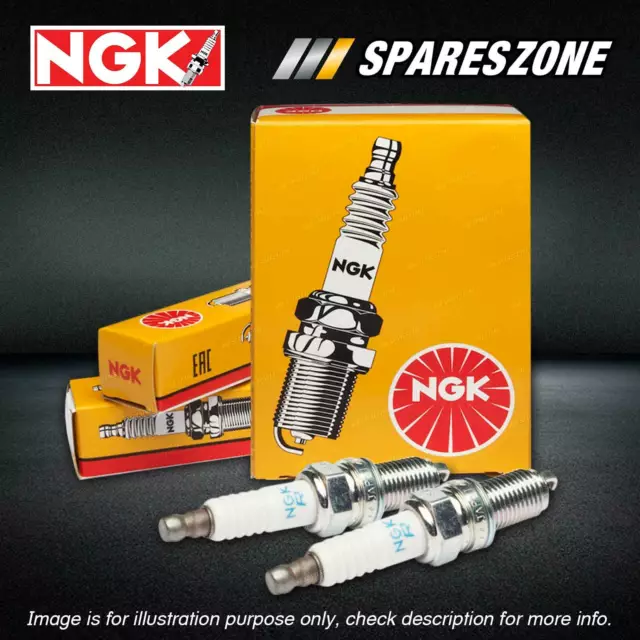 2x NGK Spark Plugs BR6S for Lindig Lawn Chipper Composter Shredder Wood Splitter