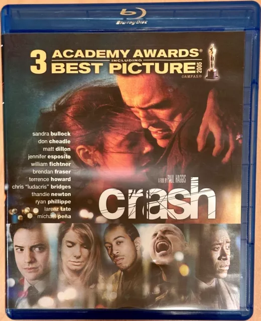 Crash w/Sandra Bullock & Matt Dillon Blu-ray DVD (No Scratches)