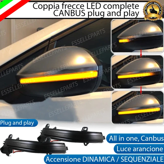 Coppia Frecce Laterali Fume Progressive A Led Per Bmw Serie 3 E90, E91 - Foto 5
