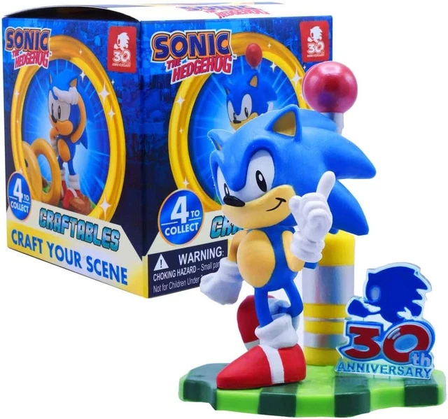 SONIC THE HEDGEHOG Buildable Craftable Figure Just Toys LLC 99326 £12
