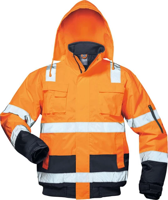 Safestyle Warnpilotenjacke Jonas Gr.S orange/blau