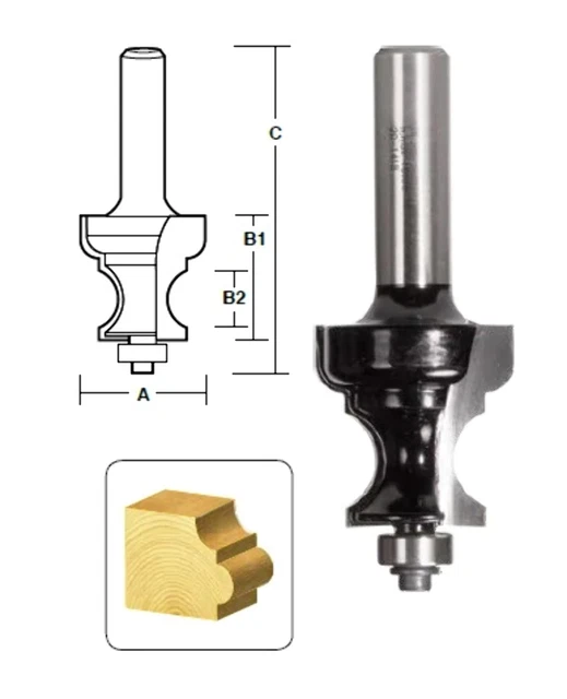 Palace Pattern Router Bits | TEB Series