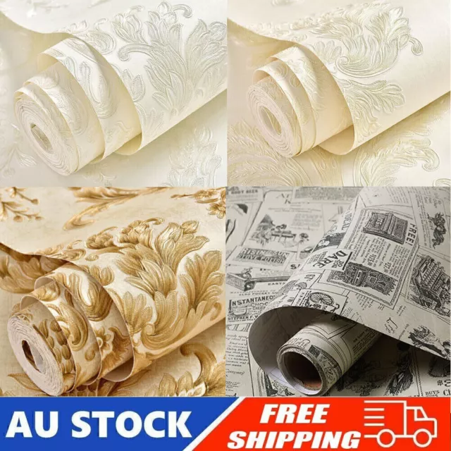 3M Vintage Flower Self Adhesive Wallpaper Peel & Stick Livingroom Contact Paper