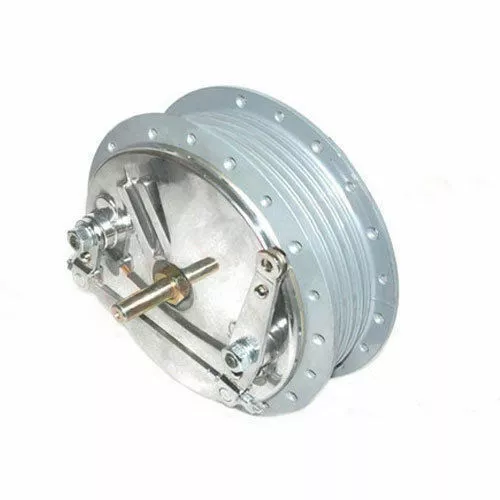 Twin Leading Shoe 7'' Front Brake Drum Assembly Fit For Royal Enfield Bullet 350