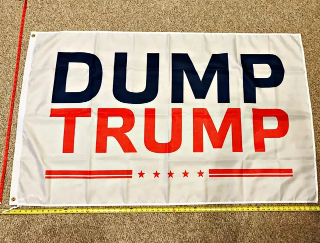 Dump Trump Flag FREE SHIPPING Impeach Biden Donald Trump 2020 Harris Warren 2020