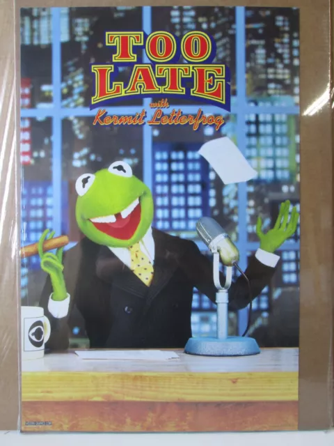 Too late Kermit Letterfrog Jim Hensons muppets 1980's Poster 15536