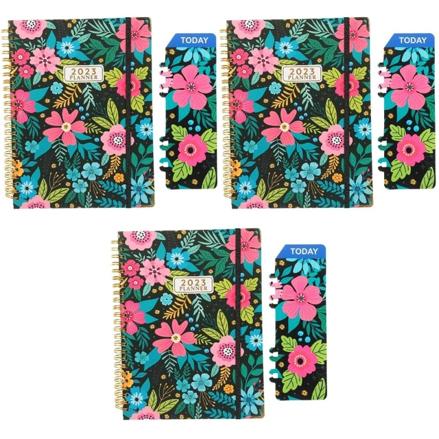 3 Pieces 2023 Notebook Notepads Stationery Diary for Schedule Calendar