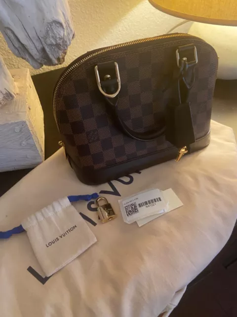 Louis Vuitton Handbag Alma Bb Bubblegram With Og Box and Dust Bag (Khaki)  (LB719) - KDB Deals