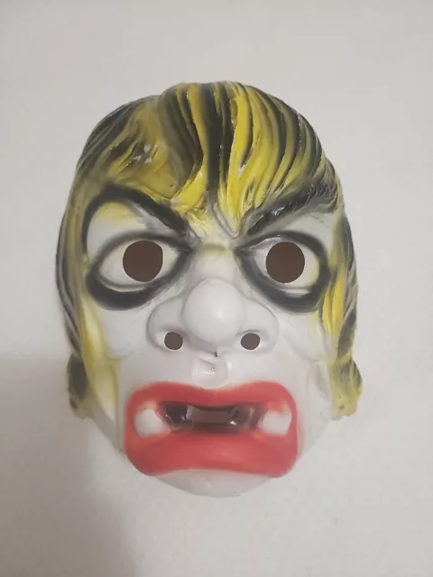 vintage 1960's TOPSTONE brute Halloween Mask Keith Ward Monsters ultra RARE