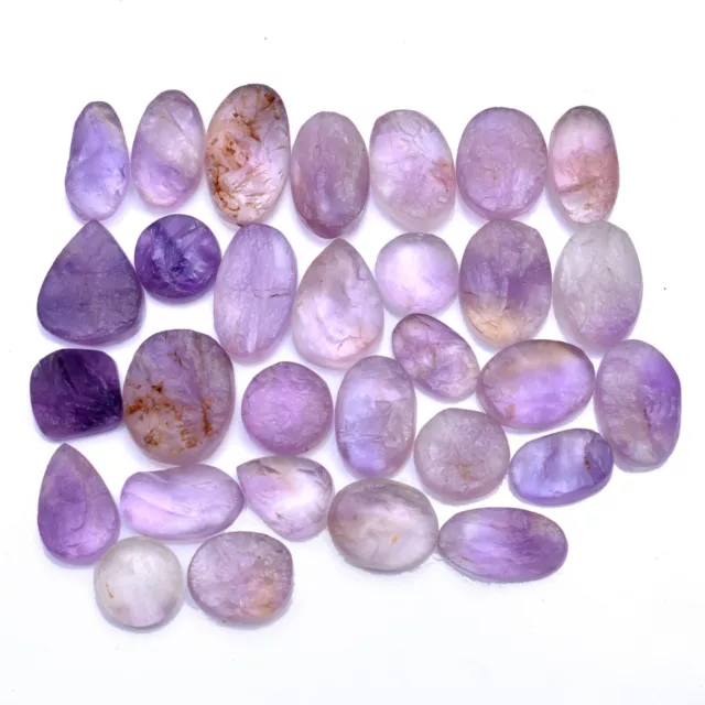 30 Pcs Natural Amethyst Druzy Untreated Top Quality Loose Gemstones ~ 14mm-24mm