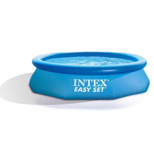Intex 305 x 76 cm Round Easy Set Inflatable Above Ground Swimming Pool- Open Box
