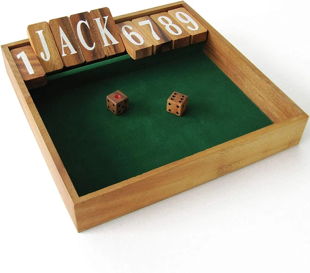 Jeu De Voyage 'Shut The Box' (Ferme La Boîte) - Marque GOKI, Référence HS185 - Jeu De Dés Familial Neuf
