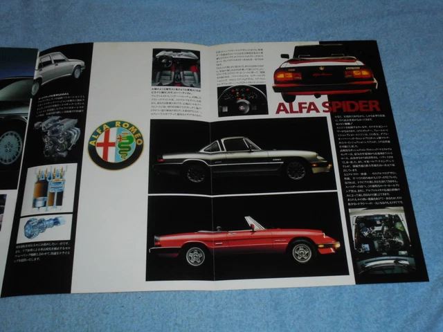 Alfa Romeo Catalog Alpha 75 Twin Spark/Milan 164 Spark Spider Straight 2000