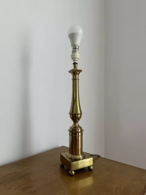 Pied De Lampe Bronze Ancien Vintage Design Luminaire