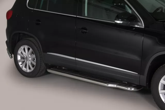 Pedane Poggiapiedi Sottoporta , Sidesteps, Per Volkswagen Tiguan '11 .