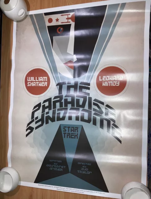 POSTER Star Trek The Paradise Syndrome (2012) QMX Quantum Mechanix (18 X 24)