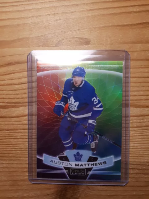 2019-20 O-Pee-Chee Platinum Rainbow Color Wheel Auston Matthews #10