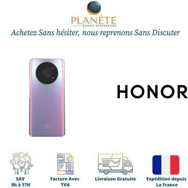 Cache Batterie Arrière Original Pour Honor Magic 5 Lite - Couleur Argenté