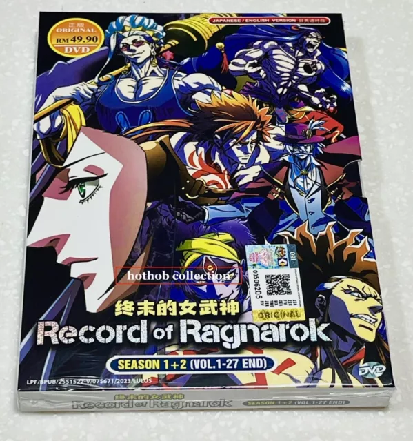 Record of Ragnarok (Season 2: VOL.1 - 15 End) ~ All Region ~ English  Dubbed~ DVD