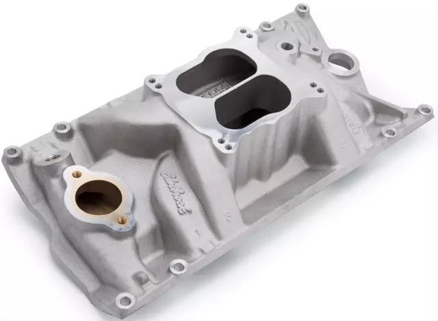 Edelbrock ED2516 Performer RPM Chev 350 Vortec Intake Manifold Dual Plane Marine