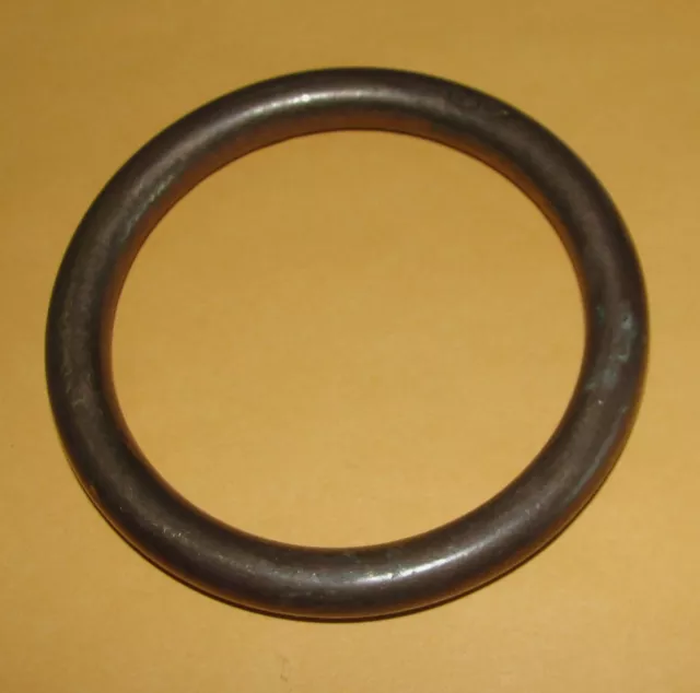 African Brass Bronze Bracelet Slave Trade Currency Jewelry Bangle Armband Tag