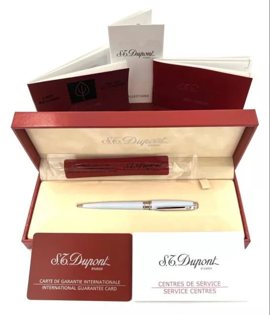 Dupont Mini-Olympio lady's lacquer ballpoint pen NEW old stock in box